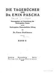 Die tagebücher von dr. Emin Pascha