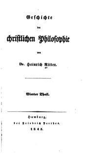 Geschichte der Philosophie