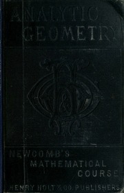 Elements Of Analytic Geometry