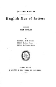 English Men Of Letters;
