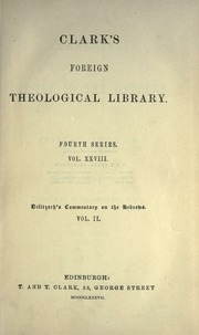 Biblical Commentary On The Old Testament