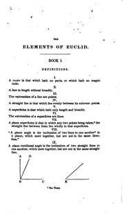 The Elements Of Euclid