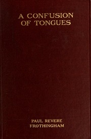 A Confusion Of Tongues