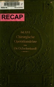Atlas Und Grundriss Der Chirurgischen Operationslehre