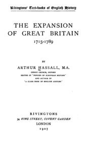 The Expansion Of Great Britain, 1715-1789