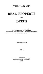 The Law Of Real Property And Deeds