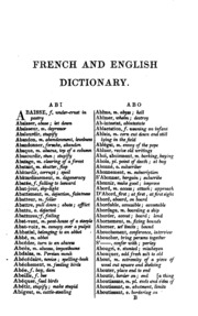 A Pocket Dictionary Of The French And English Languages