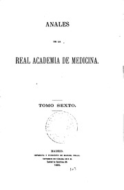 ANALES DE LA REAL ACADEMIA DE MEDICIHNA
