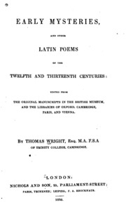 Early Mysteries