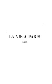 La vie à Paris ..