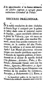 El Monserrate del capitan Cristobal de Virués