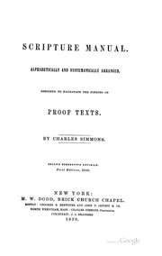 A Scripture Manual