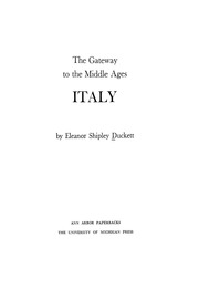 The Gateway To The Middle Ages Italy