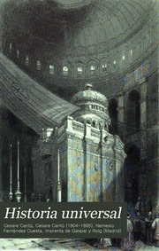 Historia universal. T. III, Épocas VIII, IX, X y XI