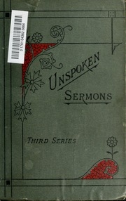 [epea Aptera]; Unspoken Sermons. Third Series