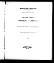 The North American Crinoidea Camerata