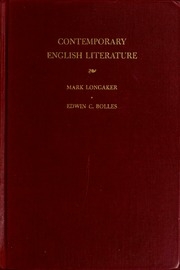 Contemporary English Literature
