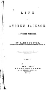 Life Of Andrew Jackson