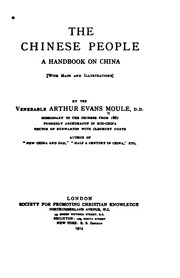 The Chinese People; A Handbook On China ..