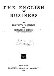 The English Of Business