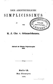 Der Abenteuerliche Simplicissimus