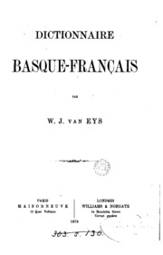 Dictionnaire basque-français