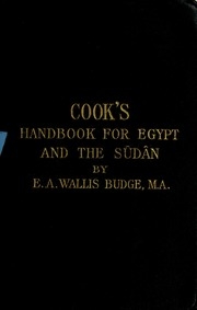 Cook's handbook for Egypt and the Sûdân