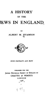 A History Of The Jews In England
