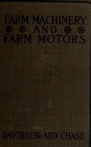 Farm Machinery And Farm Motors