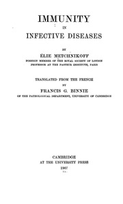 Immunity In Infective Diseases