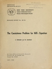 The Coexistence Problem For Hill's Equation