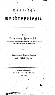 Biblische Anthropologie