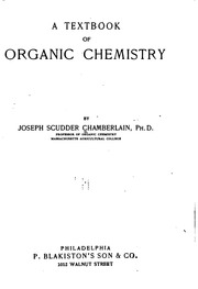 كتاب الكيمياء العضوية