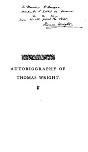 Autobiography Of Thomas Wright, Of Birkenshaw, In The County Of York