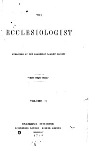 The Ecclesiologist