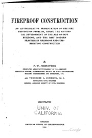 Fireproof Construction;