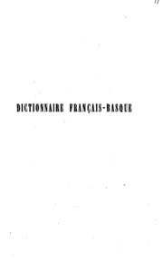 Dictionnaire français-basque