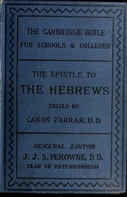 The Epistle Of Paul The Apostle To The Hebrews : With Notes And Introduction