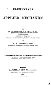 Elementary Applied Mechanics
