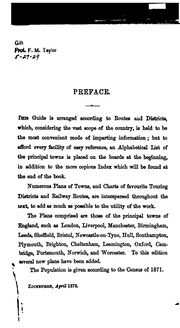 Black's Guide To England And Wales Containing Plans Of The Principal Cities, Charts, Maps, And Views, And A List Of Hotels ..