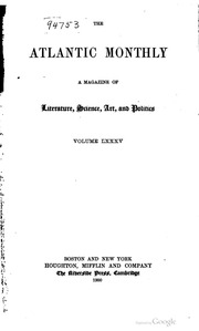 The Atlantic Monthly