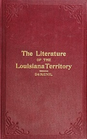 The Literature Of The Louisiana Territory