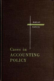 Cases In Accounting Policy