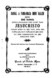 Banal a Pama-masa ning balen qng bie nang queralandalanan ning guinu tang Jesucristo
