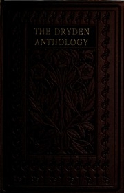The Dryden Anthology, 1675-1700