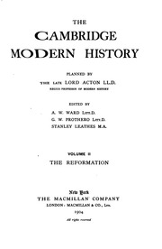 The Cambridge Modern History