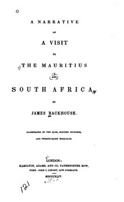 A Narrative Of A Visit To The Mauritius And South Africa