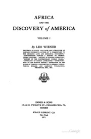Africa And The Discovery Of America