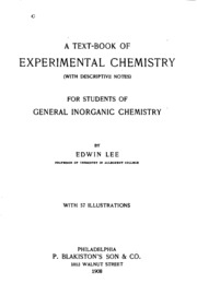 A Text-book Of Experimental Chemistry (with Descriptive Notes) For Students Of General Inorganic Chemistry
