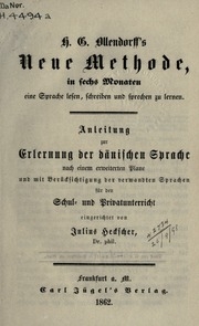 Anleitung zur Erlernung der dänischen Sprache